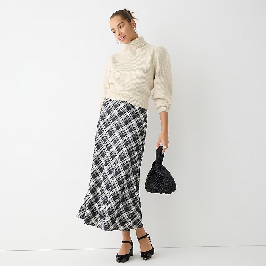 Gwyneth slip skirt in Berkshire plaid | J.Crew US