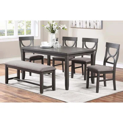 Dasher 6 Piece Wood Dining Set | Wayfair North America