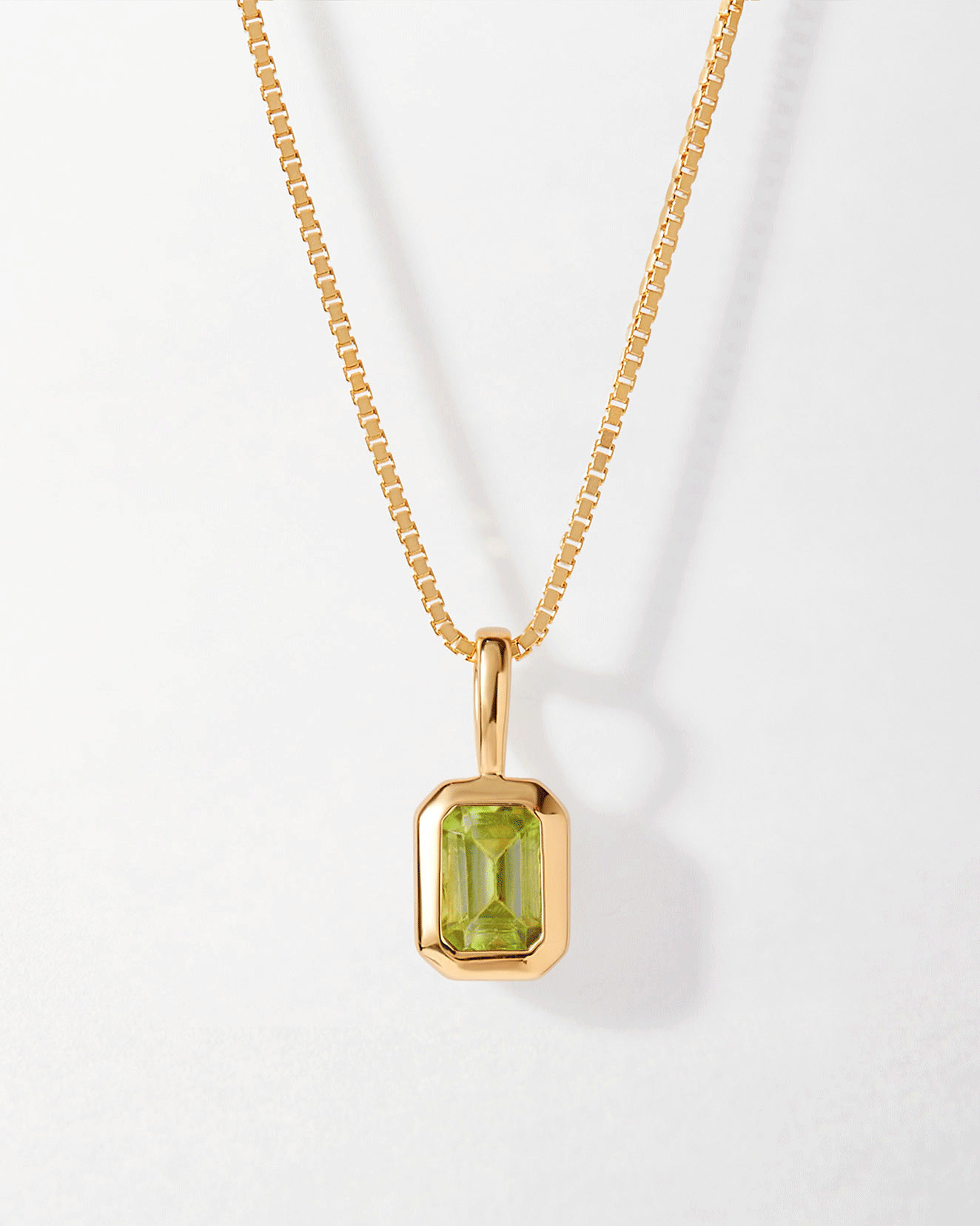 Deco Birthstone Necklace | EDGE of EMBER Ltd