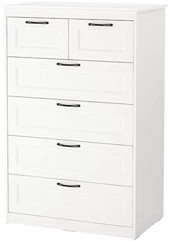 Ikea Songesand 6-Drawer Chest White 32 1/4x49 5/8 103.667.82 | Amazon (US)