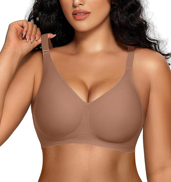 OEAK Women Comfortable Push Up Bras Wireless Seamless Full Coverage Bralette Buttery Soft Everyda... | Amazon (US)