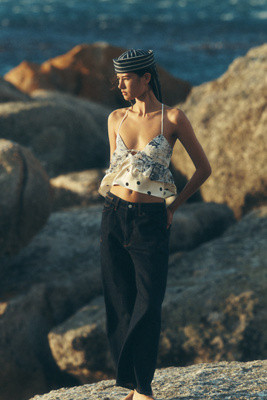 The Kayden Clean High-Rise Barrel Jeans by Pilcro | Anthropologie (US)