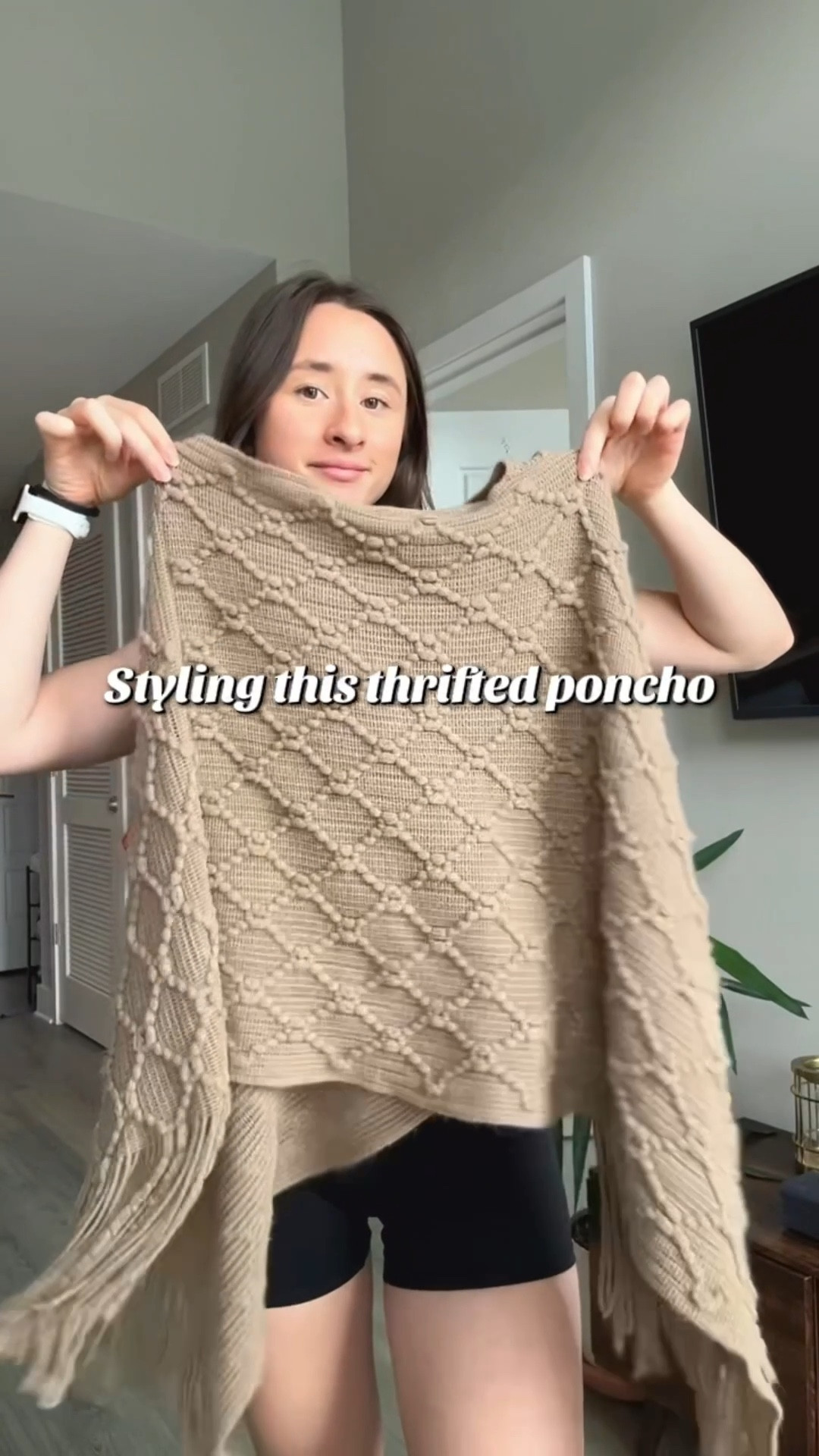 Styling this Thrifted poncho

#LTKFindsUnder100 #LTKautumn #LTKStyleTip