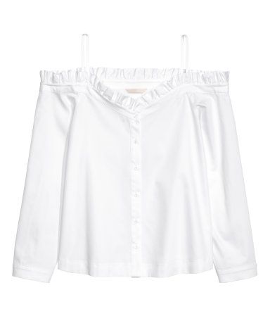 H&M Off-Shoulder-Bluse 39,99 | H&M (US)