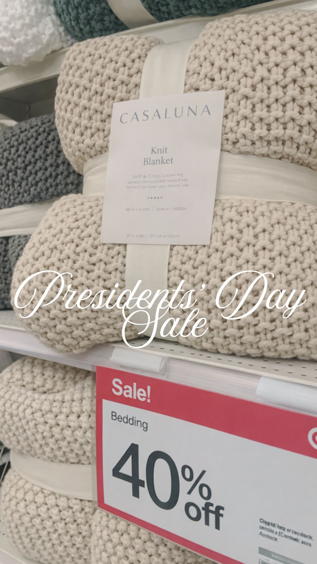 40% off bedding sale! 


Casaluna, target, knit blanket, end of bed throw, bedding, cozy 

 #LTKSaleAlert