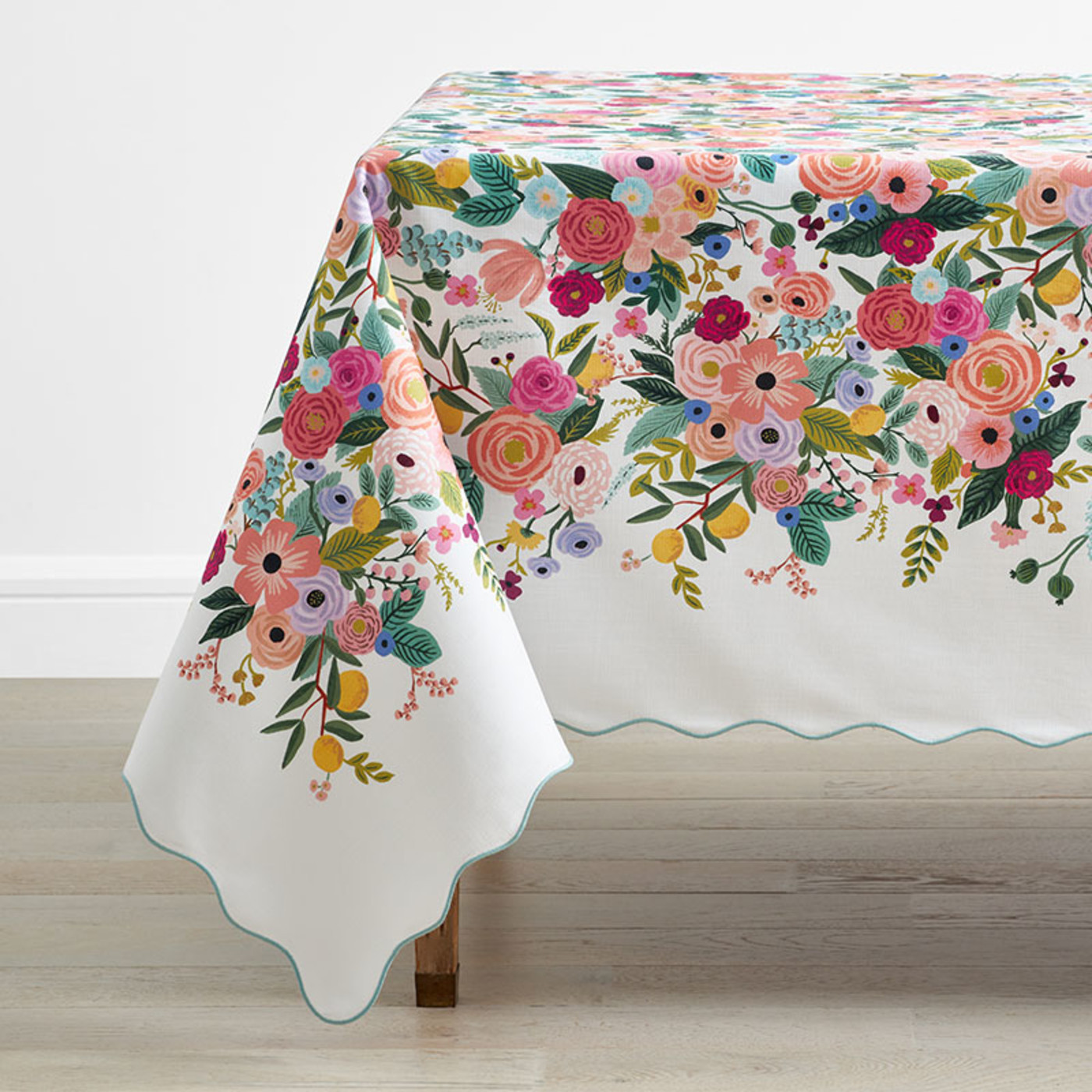 Garden Party Tablecloth - Pink, 70 in. x 90 in. | The Company Store