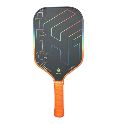Pickleball Paddles, T700 Carbon Fiber Pickleball Paddle with PP Honeycomb Core 16mm Thickness, Enhanced Shock Absorption for Ultimate Spin & Consistency | Amazon (US)