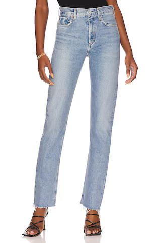 AGOLDE Cherie High Rise Straight in Tone from Revolve.com | Revolve Clothing (Global)