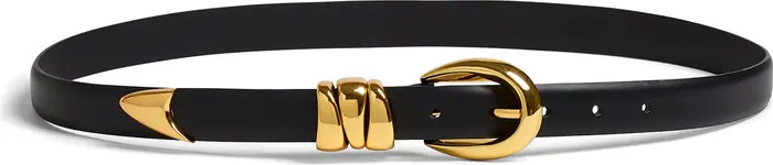 Madewell Chunky Metal Leather Belt | Nordstrom | Nordstrom