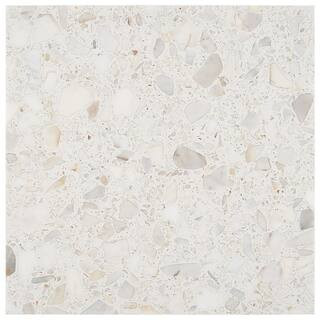 Ivy Hill Tile Terra Italia Calacatta 4 in. x 0.47 in. Honed Marble Terrazzo Floor and Wall Tile S... | The Home Depot