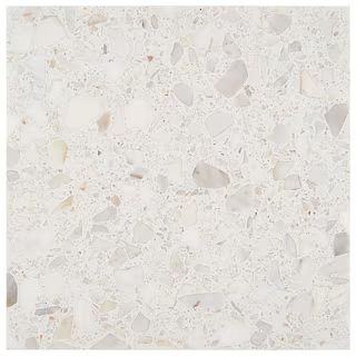 Ivy Hill Tile Terra Italia Calacatta 4 in. x 0.47 in. Honed Marble Terrazzo Floor and Wall Tile S... | The Home Depot
