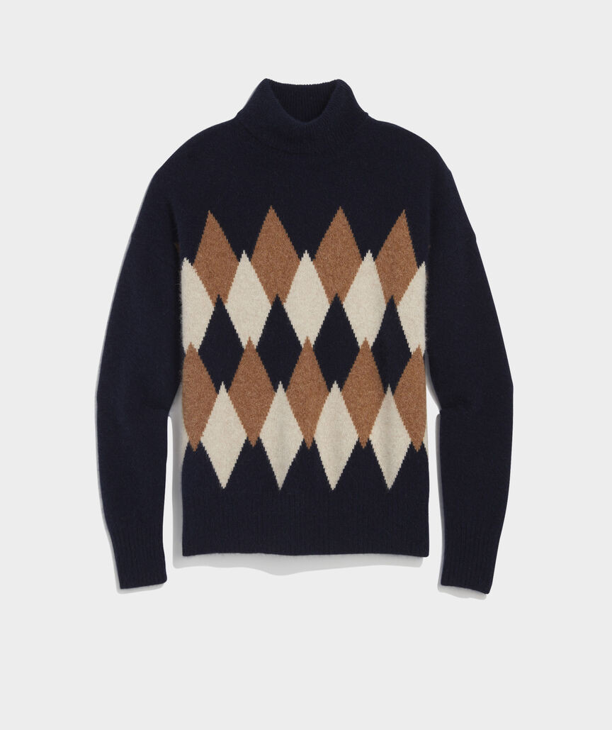 Argyle Turtleneck Sweater | vineyard vines