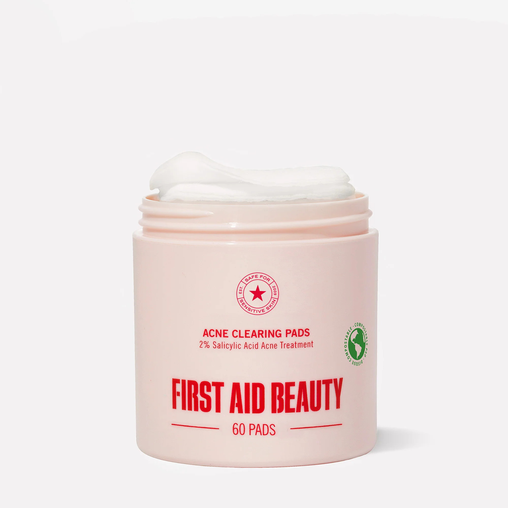 Acne Clearing Pads 2% Salicylic Acid | Prevent+Treat | First Aid Beauty | First Aid Beauty