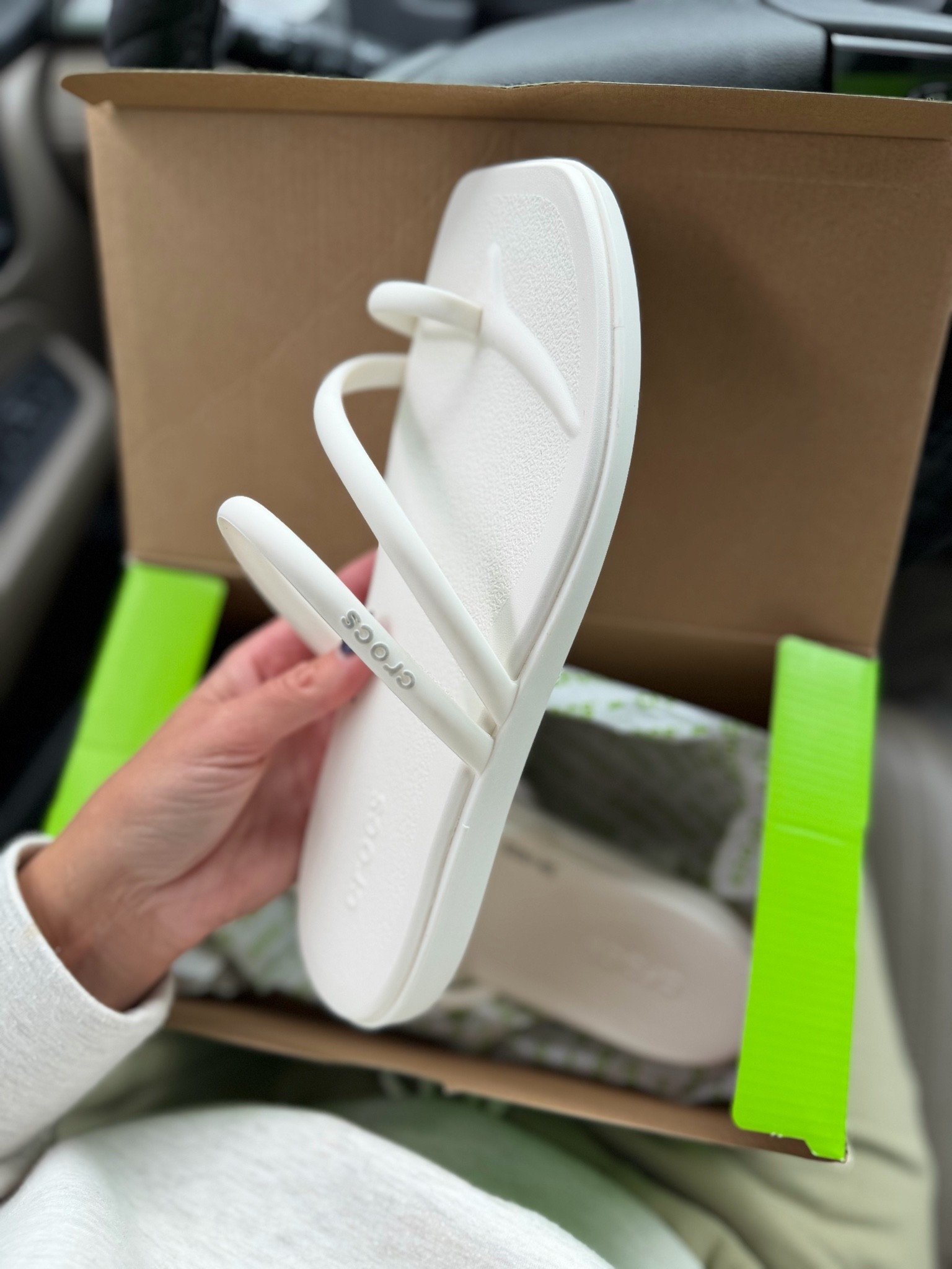 Eating my words that I would never own a pair of Crocs. I bought these SUPER comfy sandals in black last Summer. Needed them in white this year.

#LTKSeasonal #LTKmomlife