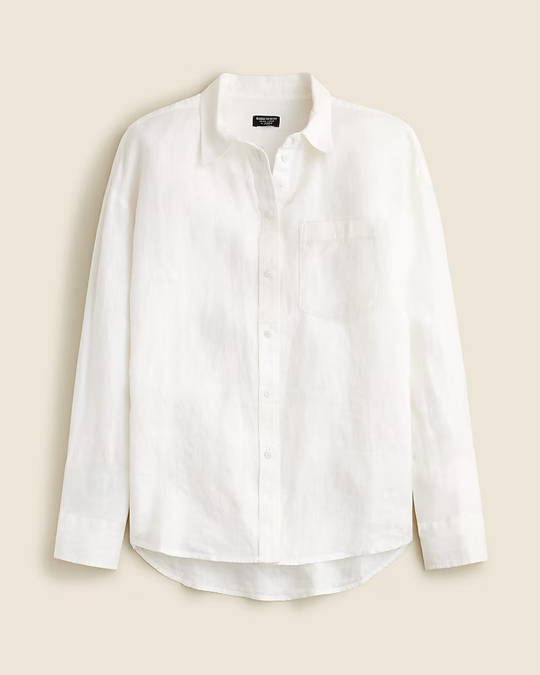 Etienne oversized shirt in Baird McNutt Irish linen | J. Crew US