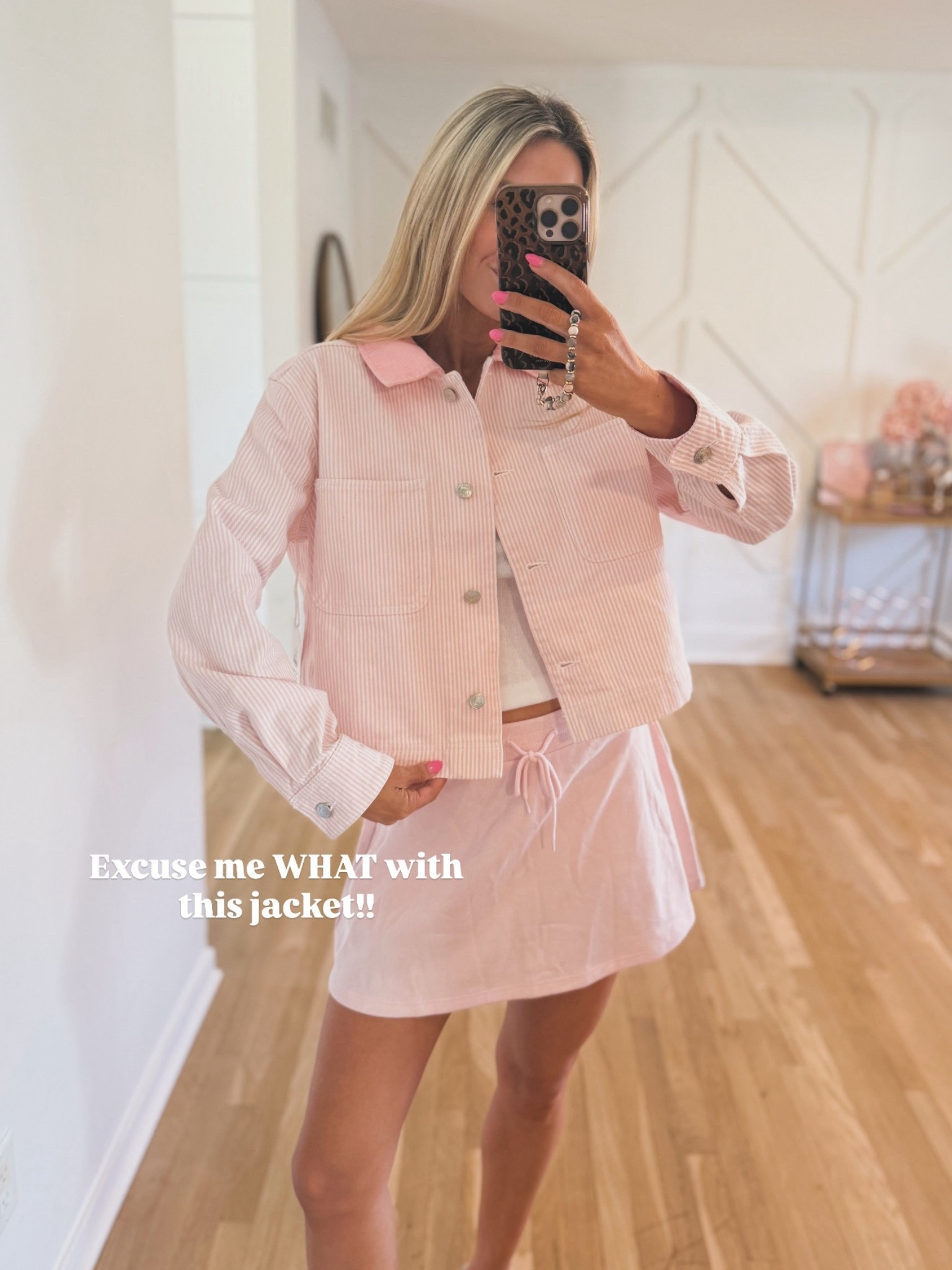 This striped cotton jacket from Walmart is the perfect spring time addition to your wardrobe!! Runs TTS 🌸🤍

#LTKootd #LTKgrwm #LTKSpringSale