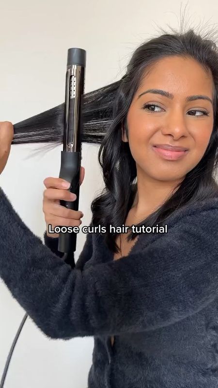 Loose curls using a 1.25 inch curling iron. Add some texture spray by the ouai to make the curls last longer. Outfit in the video is from Abercrombie 

#LTKbeauty #LTKfit #LTKFind