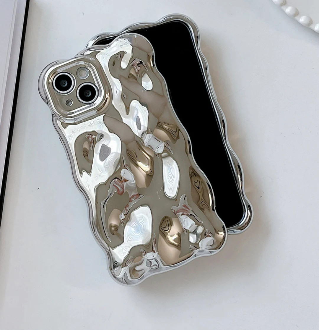 3D Bubble Wavy Pattern Phone Case for Iphones With Option of Built in Grip Bracelet - Etsy | Etsy (US)