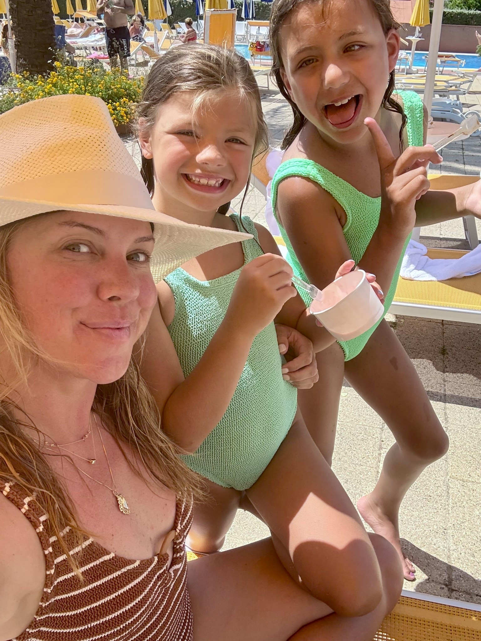 Hunza honeys!!!!! One size fits all and kids can wear for 3+ years through all the growth spurts for that reason! Price per wear is pennies on the dollar….trust me! 

#LTKSwim #LTKTravel #LTKSeasonal