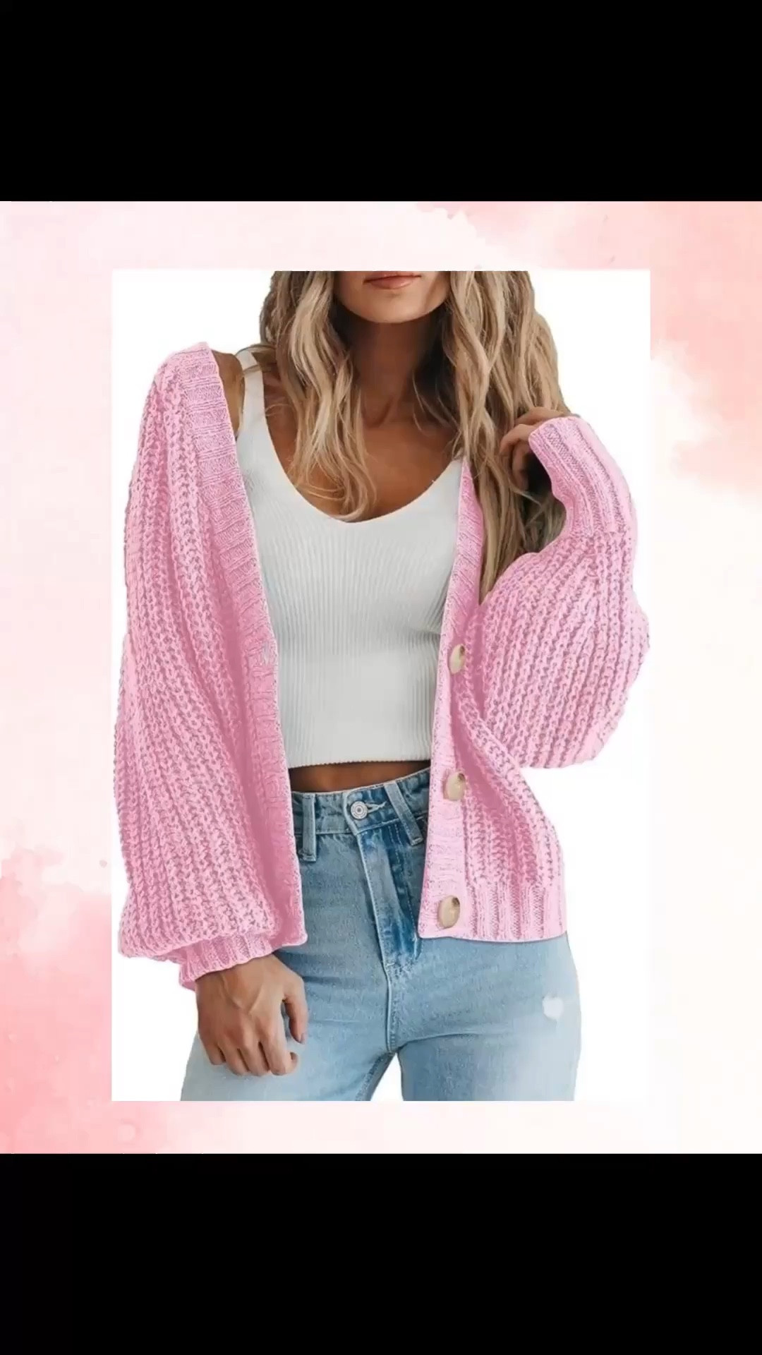 Pink cardigan 

#LTKFindsUnder100 #LTKStyleTip #LTKSeasonal