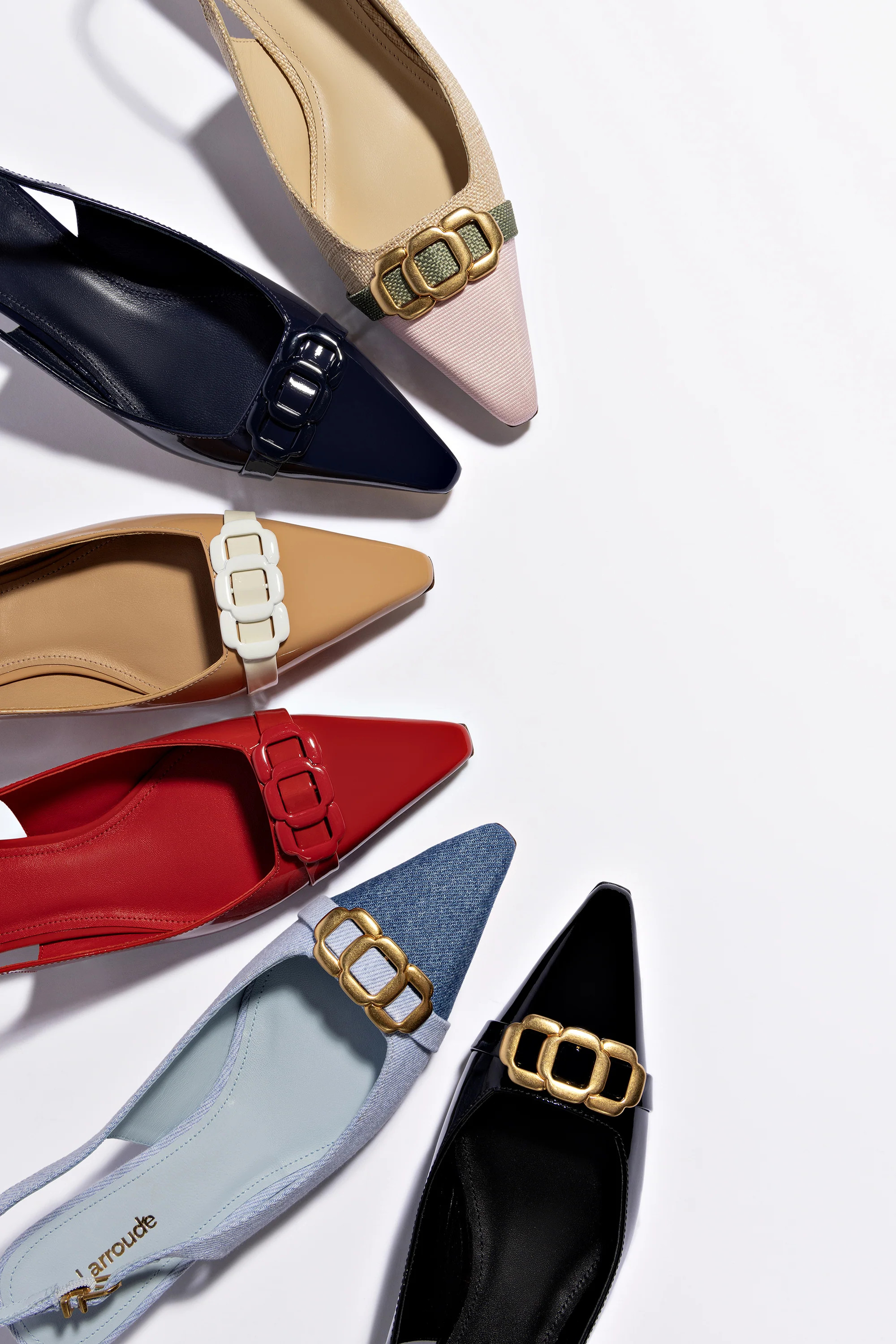 Franca Pump In Tan Patent Leather | Larroude