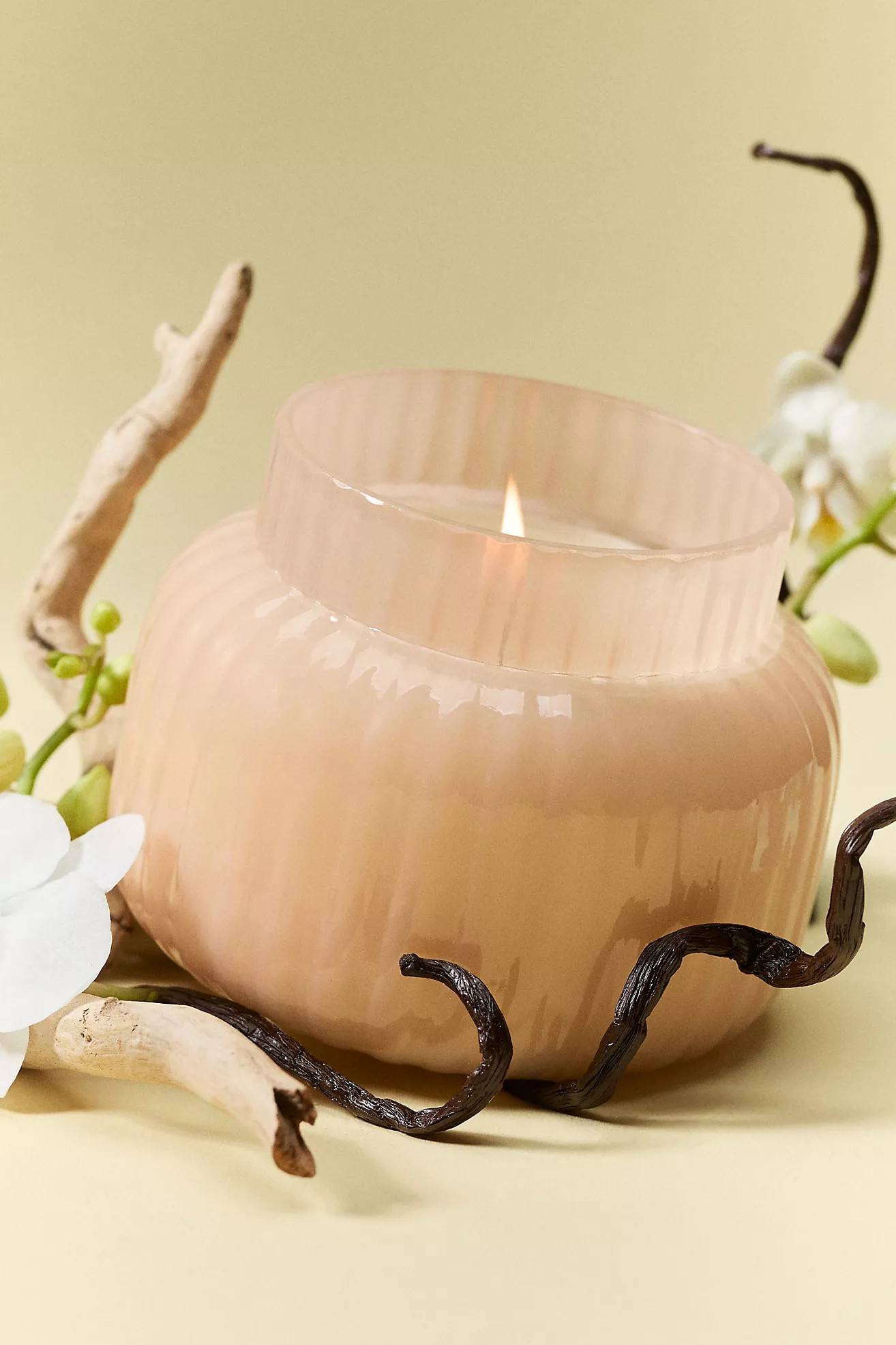 Capri Blue Woody Havana Vanilla Glass Jar Candle | Anthropologie (US)