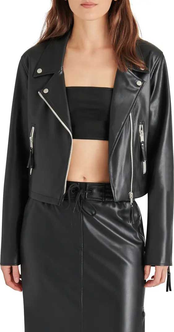 Vinka Faux Leather Moto Jacket | Nordstrom