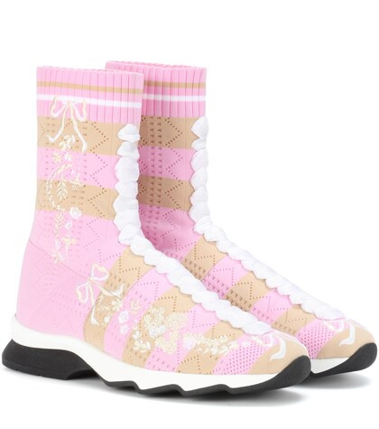 Embroidered high-top sneakers | Mytheresa (INTL)