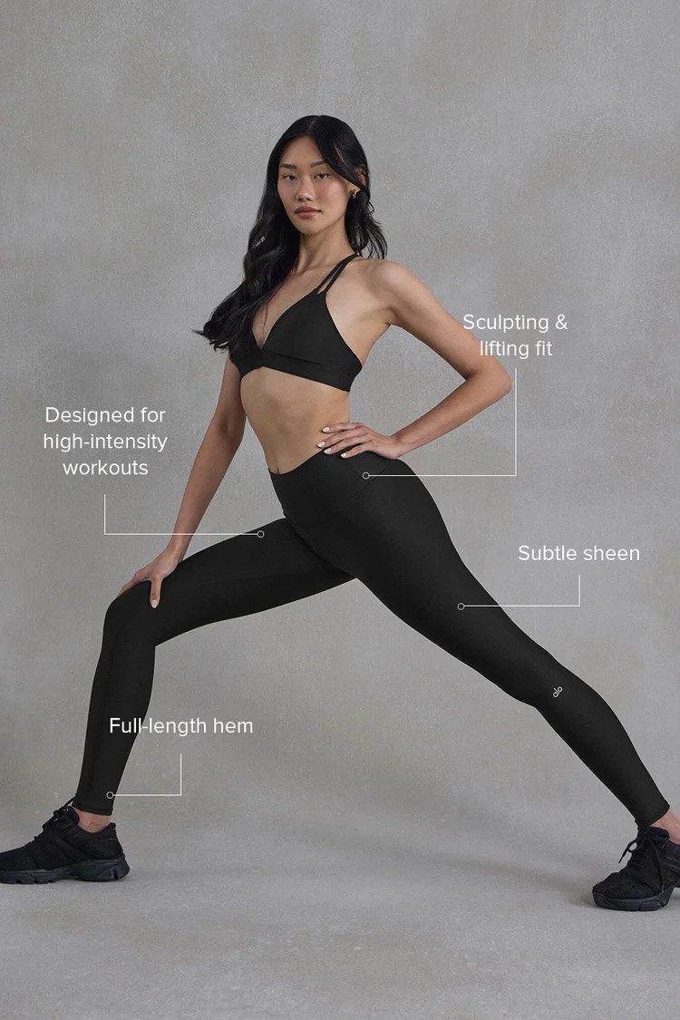 High-Waist Airlift Legging - Black | Alo Yoga