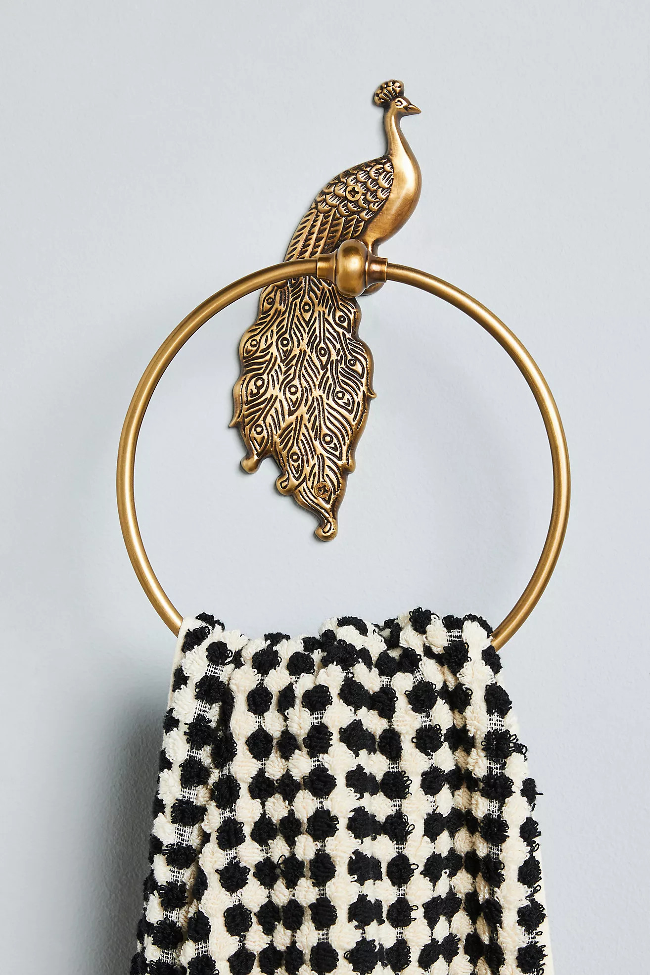 Ida Peacock Towel Ring | Anthropologie (US)