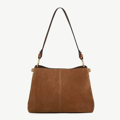 Lana Hobo - Tan Suede | Strathberry