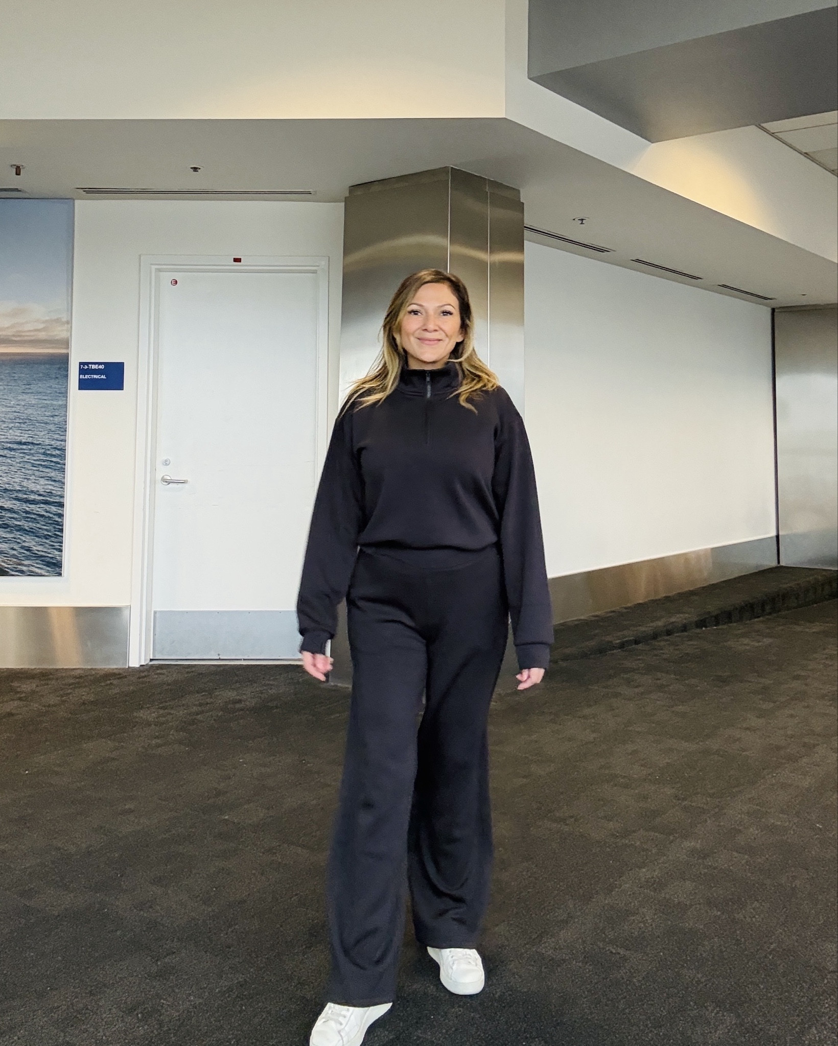 Two-piece loungewear sets have officially taken over airport fashion ✈️ After finally trying the trend 🤔 I get the hype, they’re comfy, polished, and perfect for long travel days. ☺️
I’ve now flown in three matching sets from Rhone, SPANX, and Z by Zella to see which ones actually deliver at 30,000 feet. 🛩️

Here’s the breakdown 👇

🛬 Rhone | Polished & Elevated
 My absolute favorite. The mock-neck + tailored trouser combo looks like real clothes but feels incredibly soft and stretchy. Chic details, flat waistband (no drawstring), pockets, and major compliments from flight attendants. I’m officially hooked and buying another color.

🛬 SPANX AirEssentials | The OG
 The set that started it all. Ultra-light, buttery-soft, and great for travel. While I love the fabric and inclusive sizing (petite length was perfect for my 5'2" frame), the wide half-zip and drawstring waistband just aren’t my personal style.

🛬 Z by Zella | Best Spanx Dupe
 Hands down the best AirEssentials dupe I’ve found. Nearly identical fabric at a lower price, plus pockets and a flat waistband. I actually prefer the styling to my Spanx set. Fit note: roomier overall but a slightly smaller waistband.

✨ Final Verdict ✨ After testing all three, here’s how I’d rank them:

🥇 Rhone — Most fashion-forward; comfortable, versatile and so chic! 
🥈 Z by Zella — Best value, budget-friendly, flattering silhouette (I prefer it over Spanx), and good in-flight warmth.
🥉 Spanx — The OG. Incredibly comfortable and soft with great extended sizing. 


Travel Outfits | Airplane Outfit Ideas | Airport Outfits | What to Wear When Flying | Comfy Outfits Airport | Jetsetter Style 


#LTKTravel #LTKOver40 #LTKootd