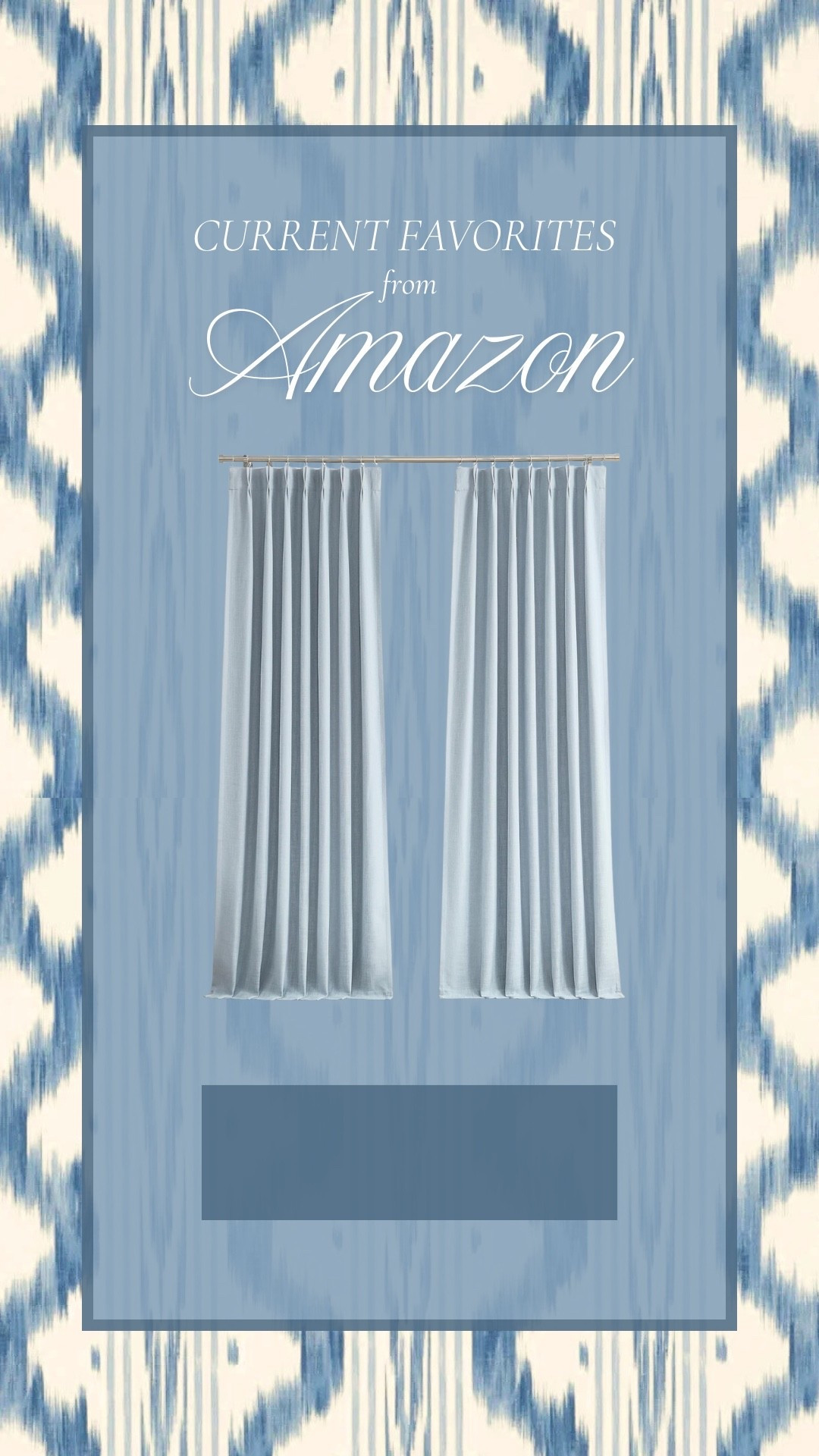 Favorite Amazon drapes!
