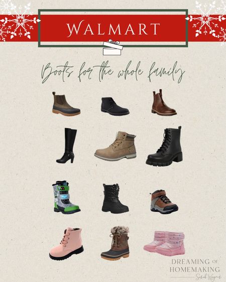 Boots for the whole family! 

#LTKHoliday #LTKGiftGuide #LTKfamily