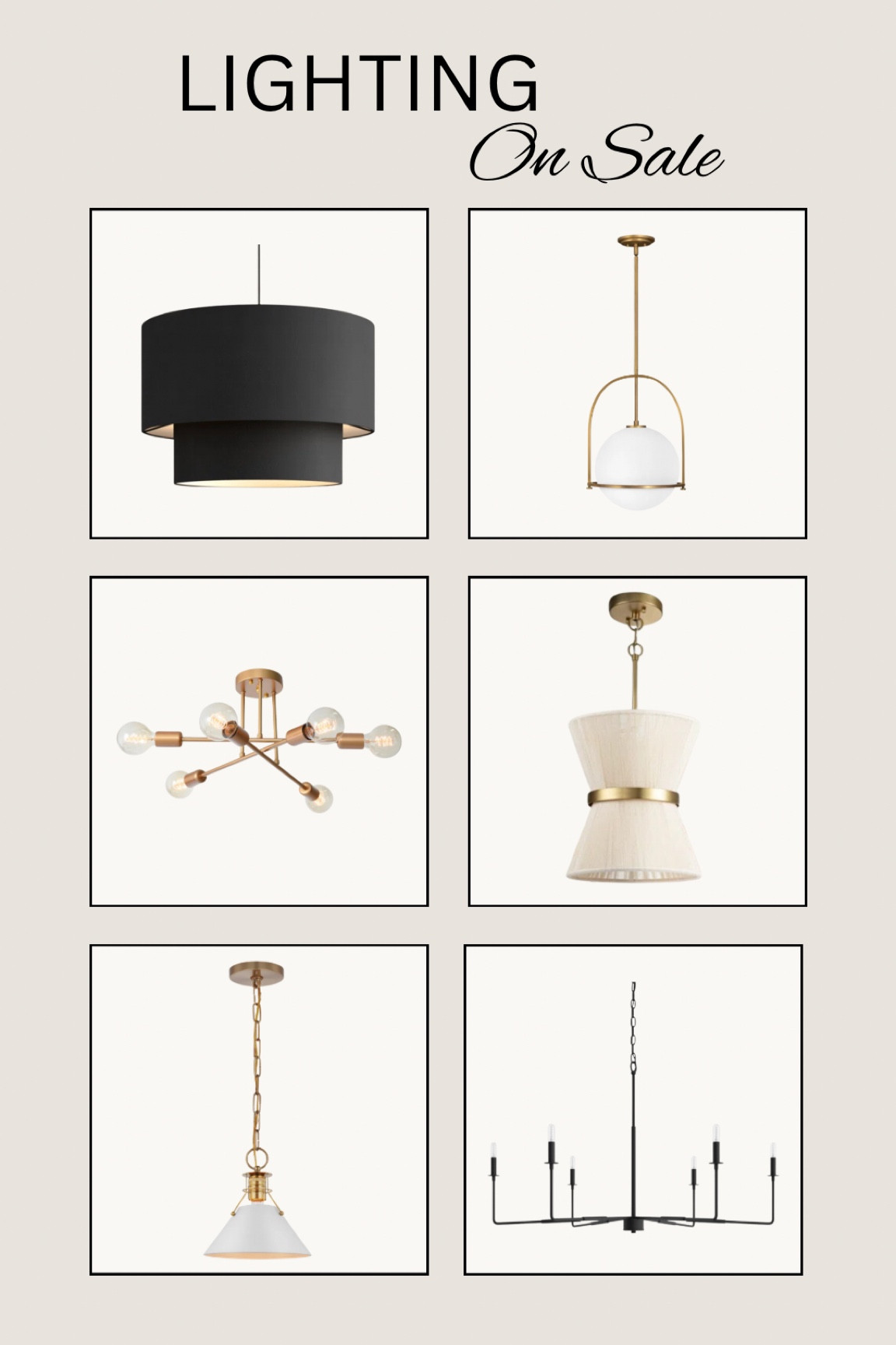 ON SALE-Lighting!

#lighting #sale #chandelier #semiflush #pendantlight #affordable #homefind #budgetfriendly #modernlighting

#LTKsale #LTKstyletip

#LTKHome