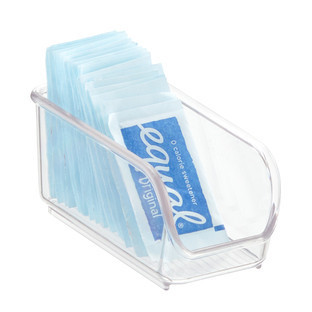iDESIGN&trade; Linus&trade; Sugar Packet Holder Clear | The Container Store