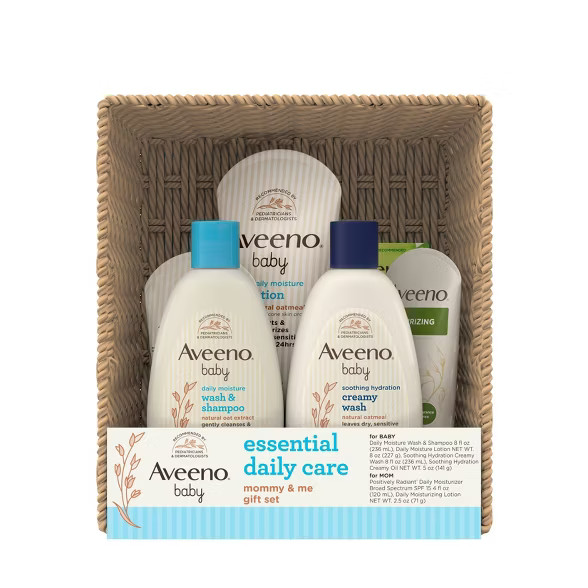 Aveeno Baby Essentials Daily Care Gift Set | Target