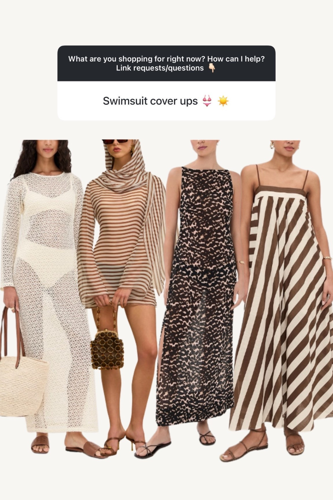 Swimsuit coverups! ☀️