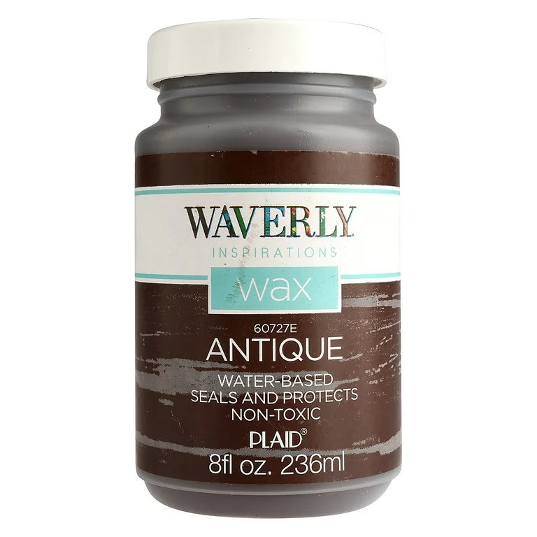 Waverly Inspirations Chalk Paint Wax, Ultra Matte, Antique, 8 fl oz - Walmart.com | Walmart (US)