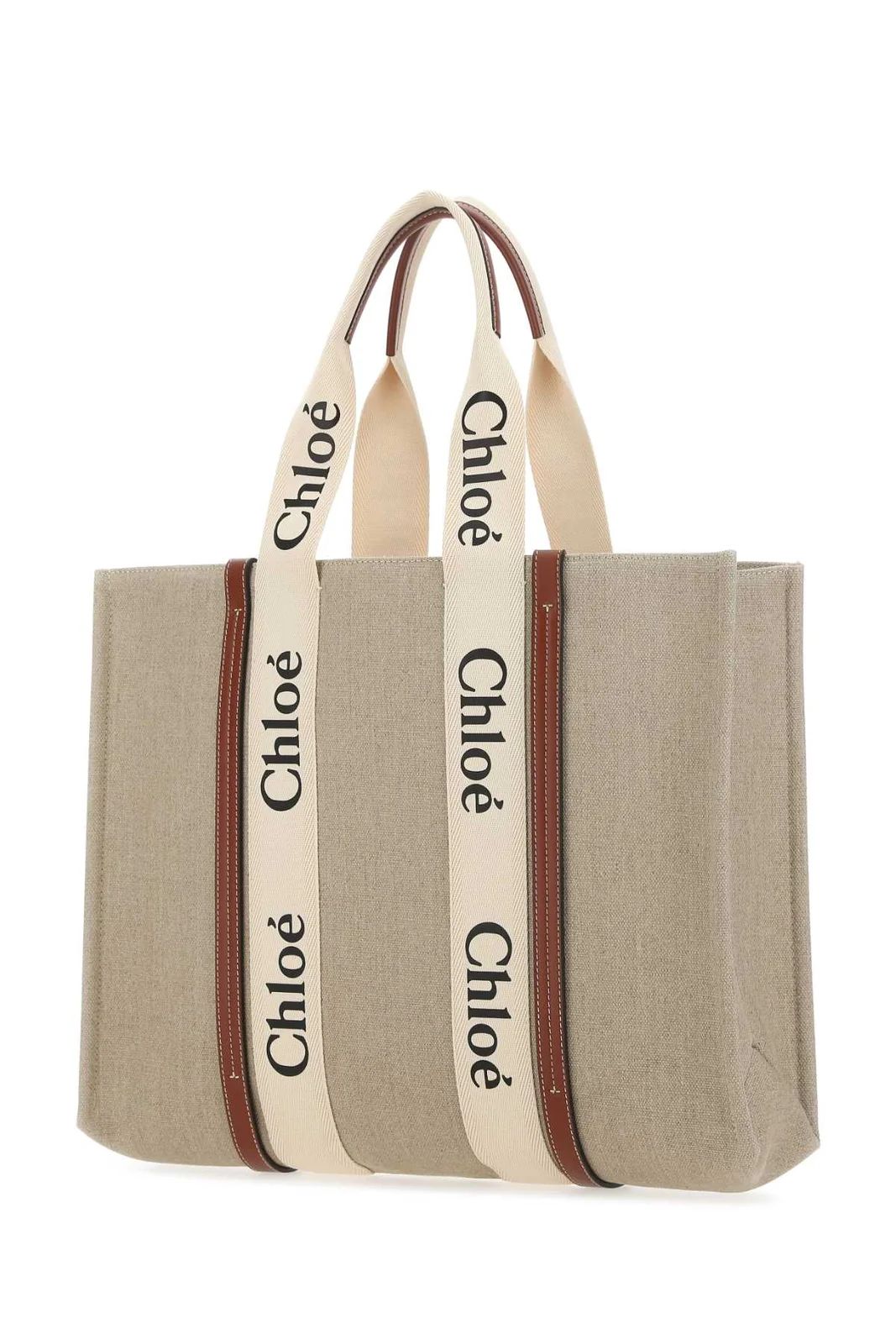 Chloé Large Woody Tote Bag | Cettire Global