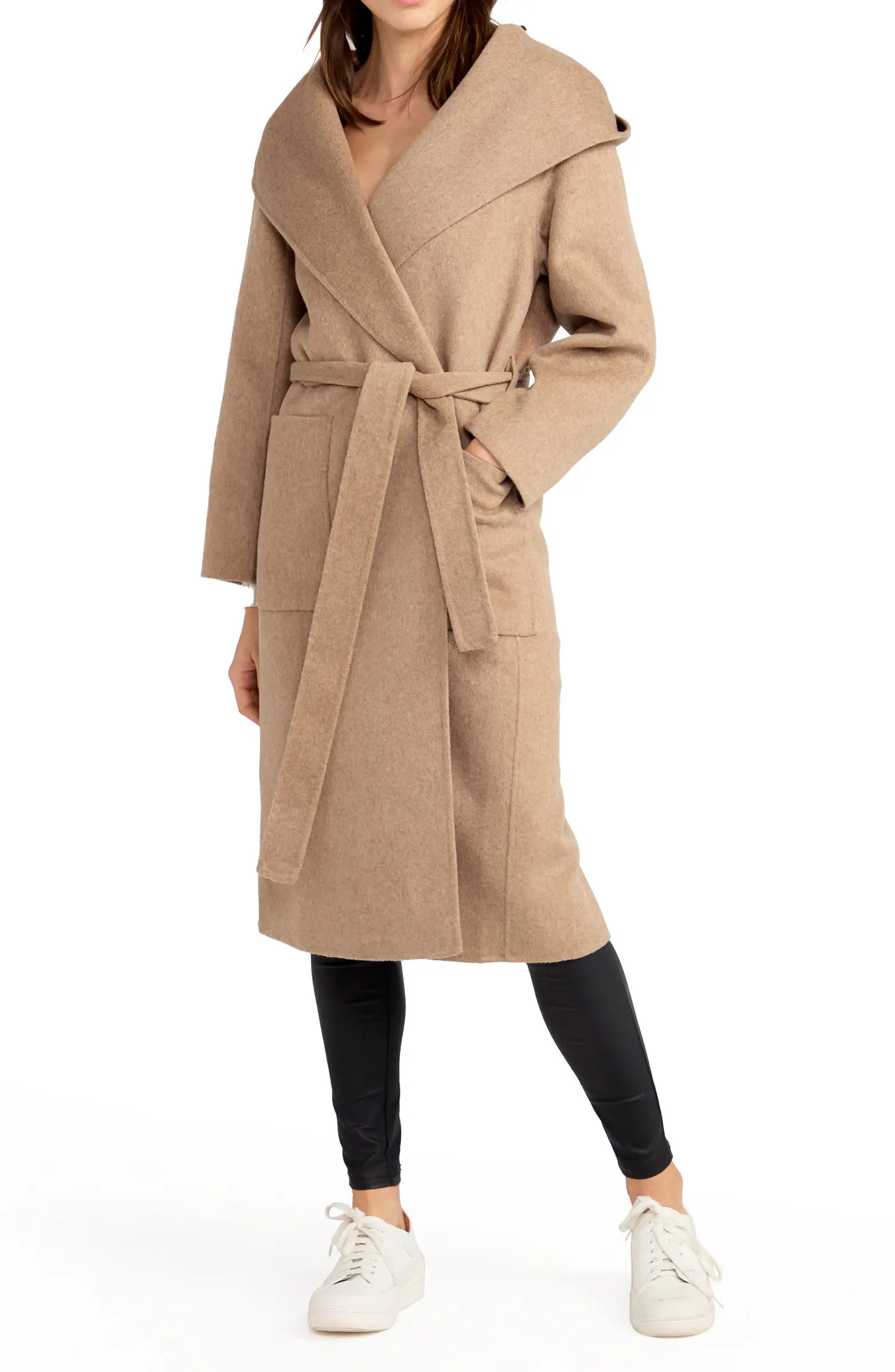 Belle & Bloom Arcadia Oversize Hooded Wool Blend Coat | Nordstromrack | Nordstrom Rack