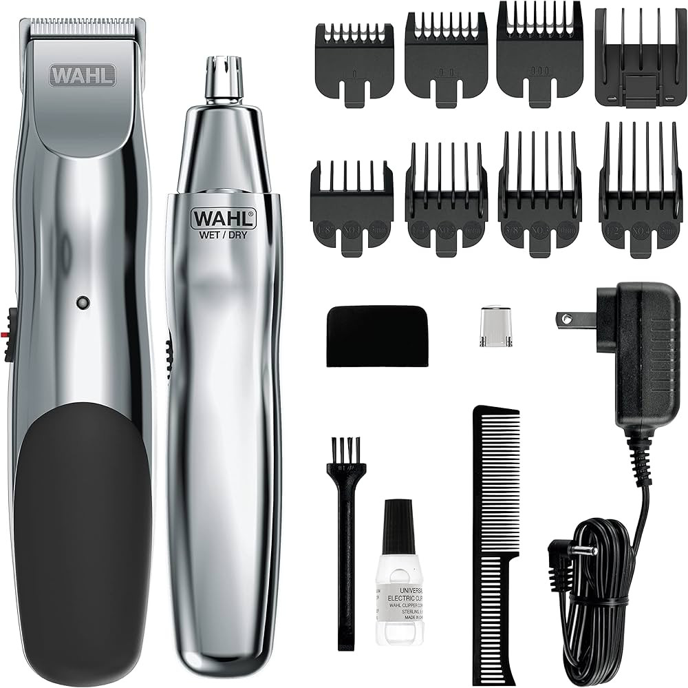 Wahl Groomsman Rechargeable Beard Trimmer kit for Mustaches, Nose Hair, and Light Detailing and G... | Amazon (US)