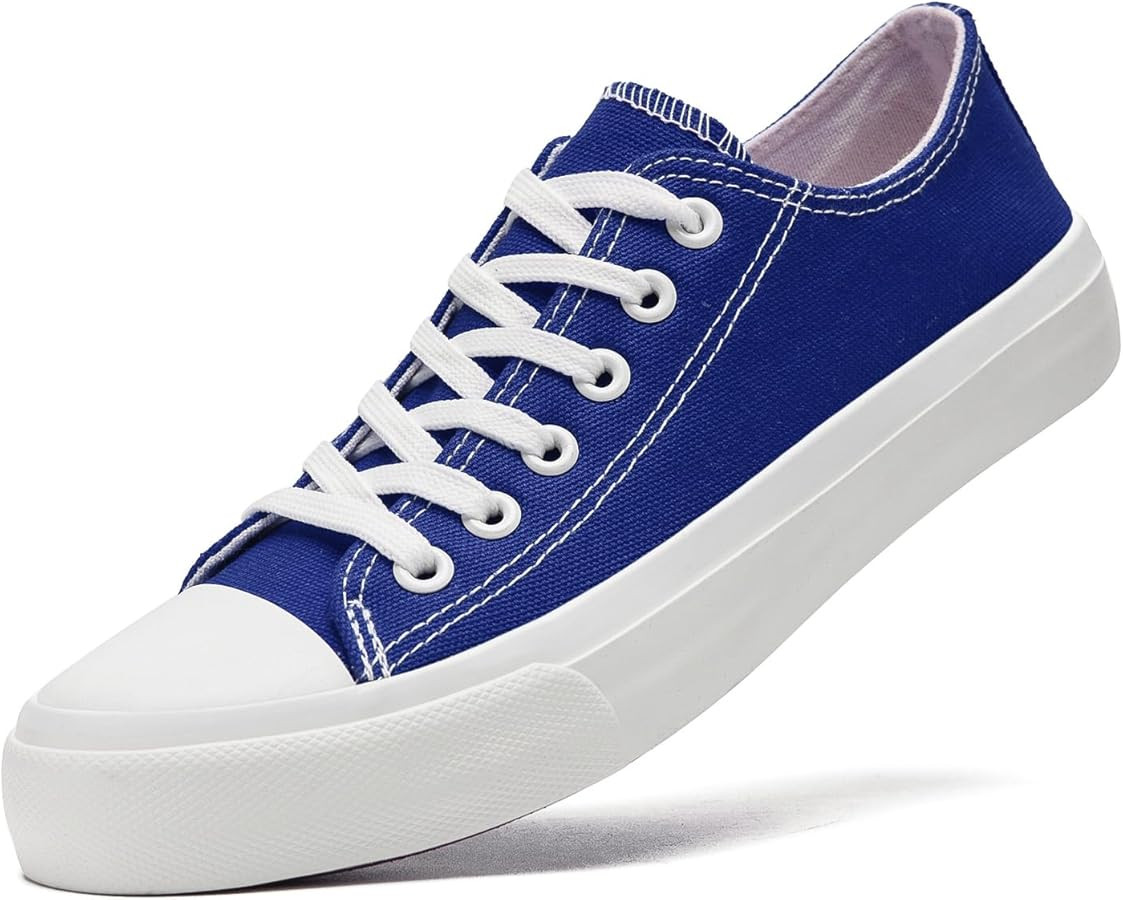 soofylia Canvas Shoes for Women Low Top Women's Fashion Sneakers Casual Tennis Shoes Classic Walk... | Amazon (US)
