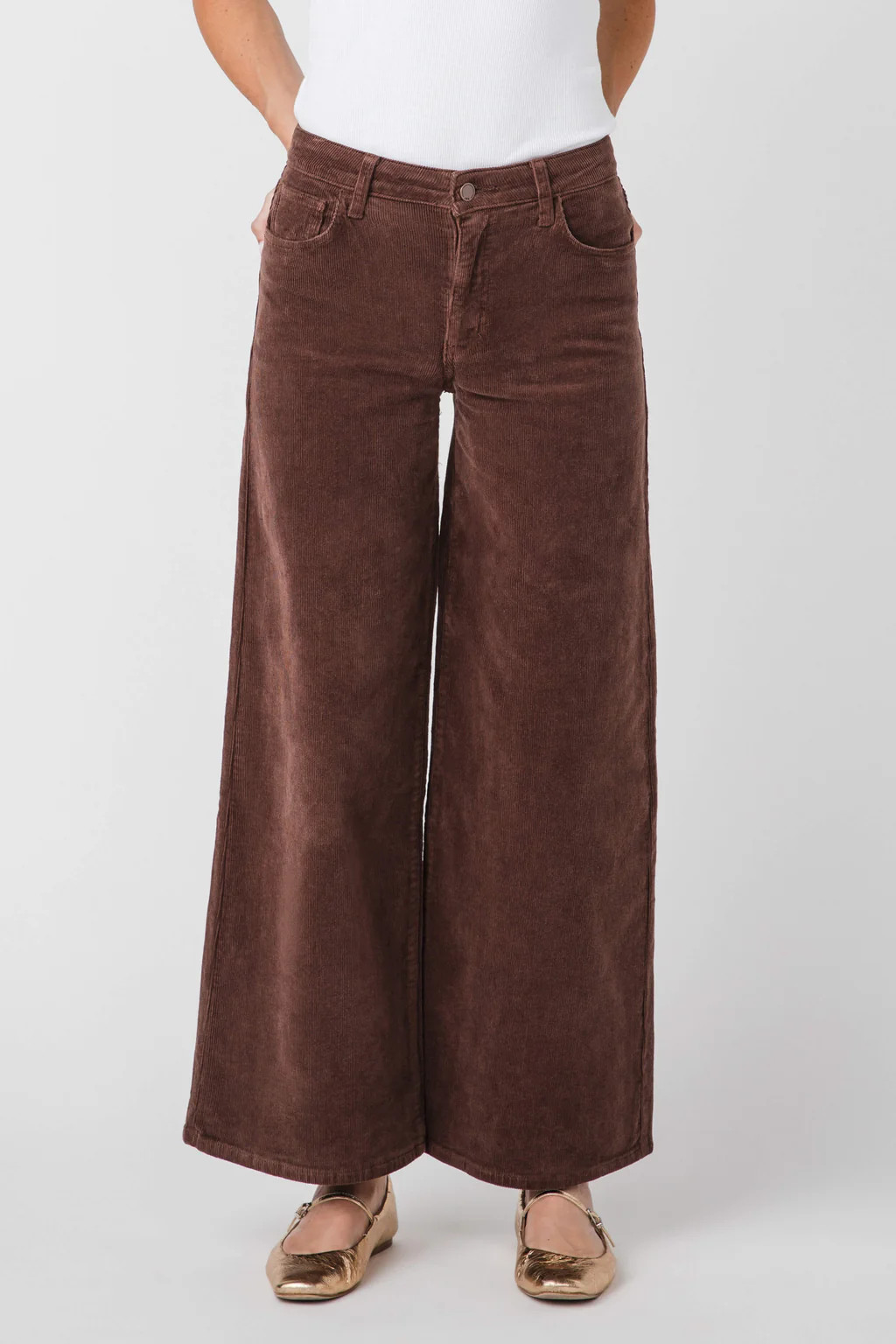 JBD Wide Leg Corduroy Pants | Social Threads