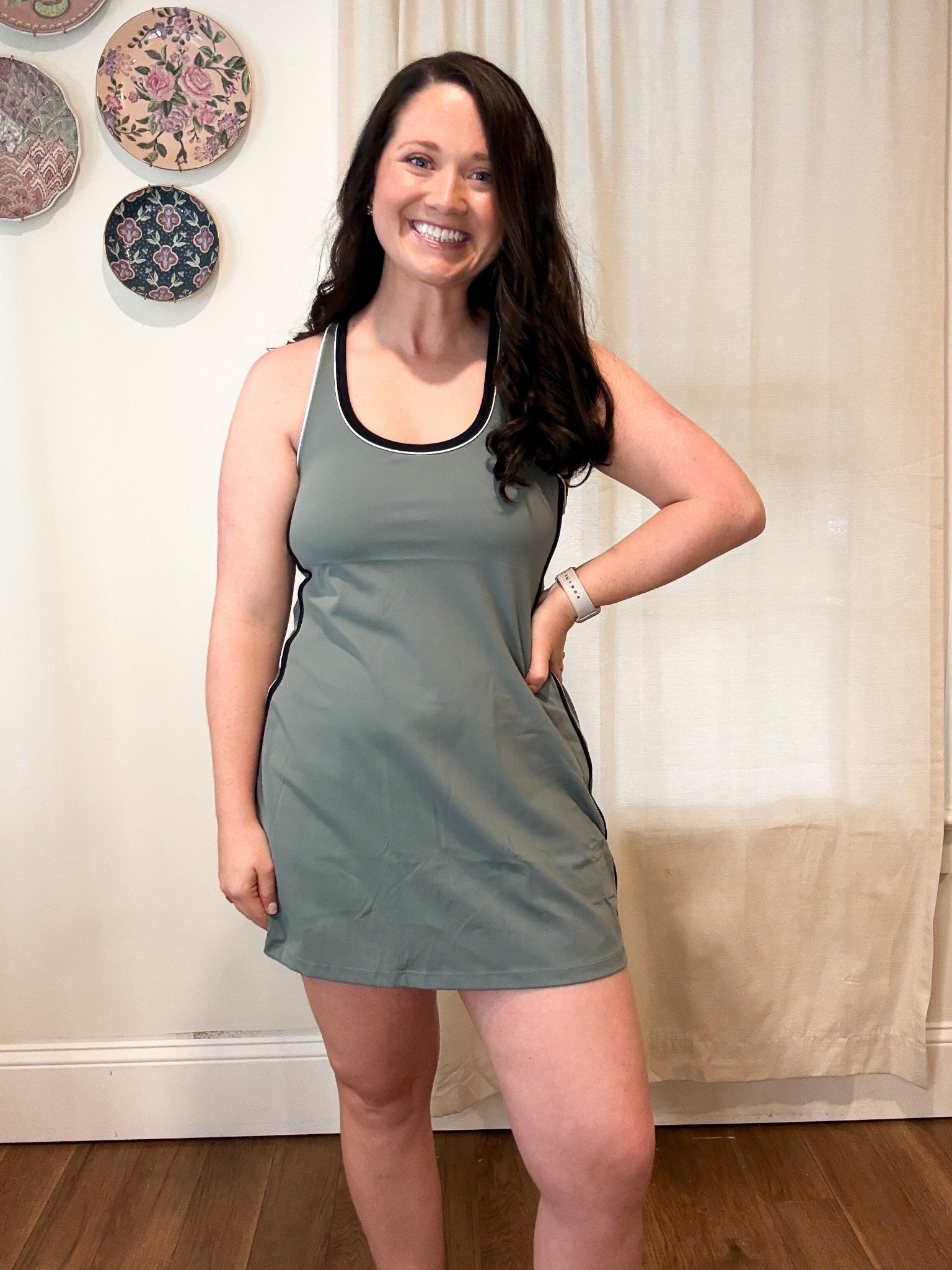 Active dress. Exercise dress 