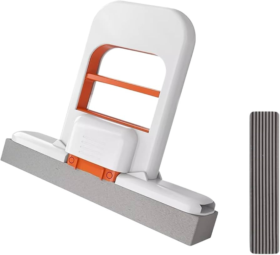 Self-Squeeze Mini Mop & Crevice Brush Set, Cleaning Tool for Small Spaces, Hard Bristle Brush for... | Amazon (US)