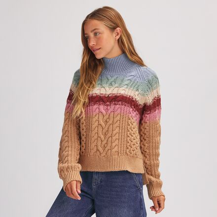 Basin and Range Ombre Turtleneck Sweater - Women's - Clothing | Backcountry