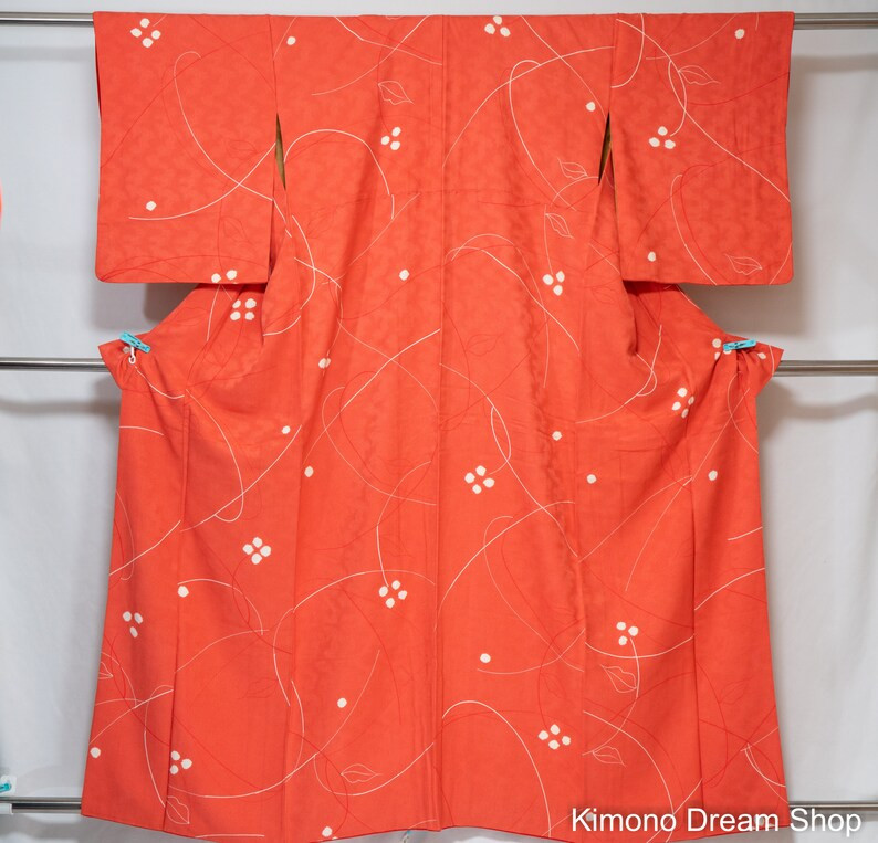 Abstract Flowers & Leaves Komon Women's Kimono  | Etsy UK | Etsy (UK)