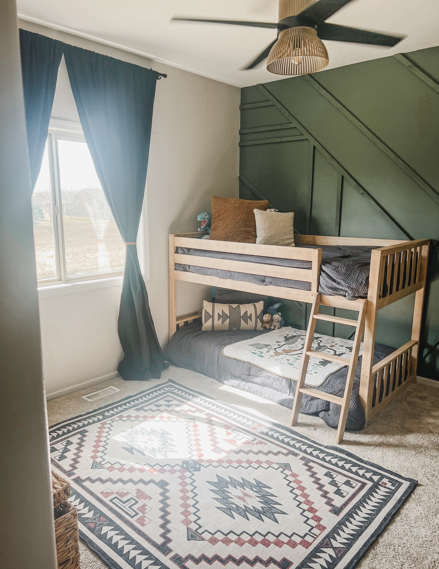 Big boys room update! With the new little babe on the way we decided to move the boys into these Max and Lilly low bunk beds. We are so obsessed with how they look in their space and they love them too! The low bunk option is perfect for littles who need to be closer to the ground. They have transitioned so well and we can all agree there is so much more room for activities lol. 

#LTKkids #LTKhome #LTKfamily