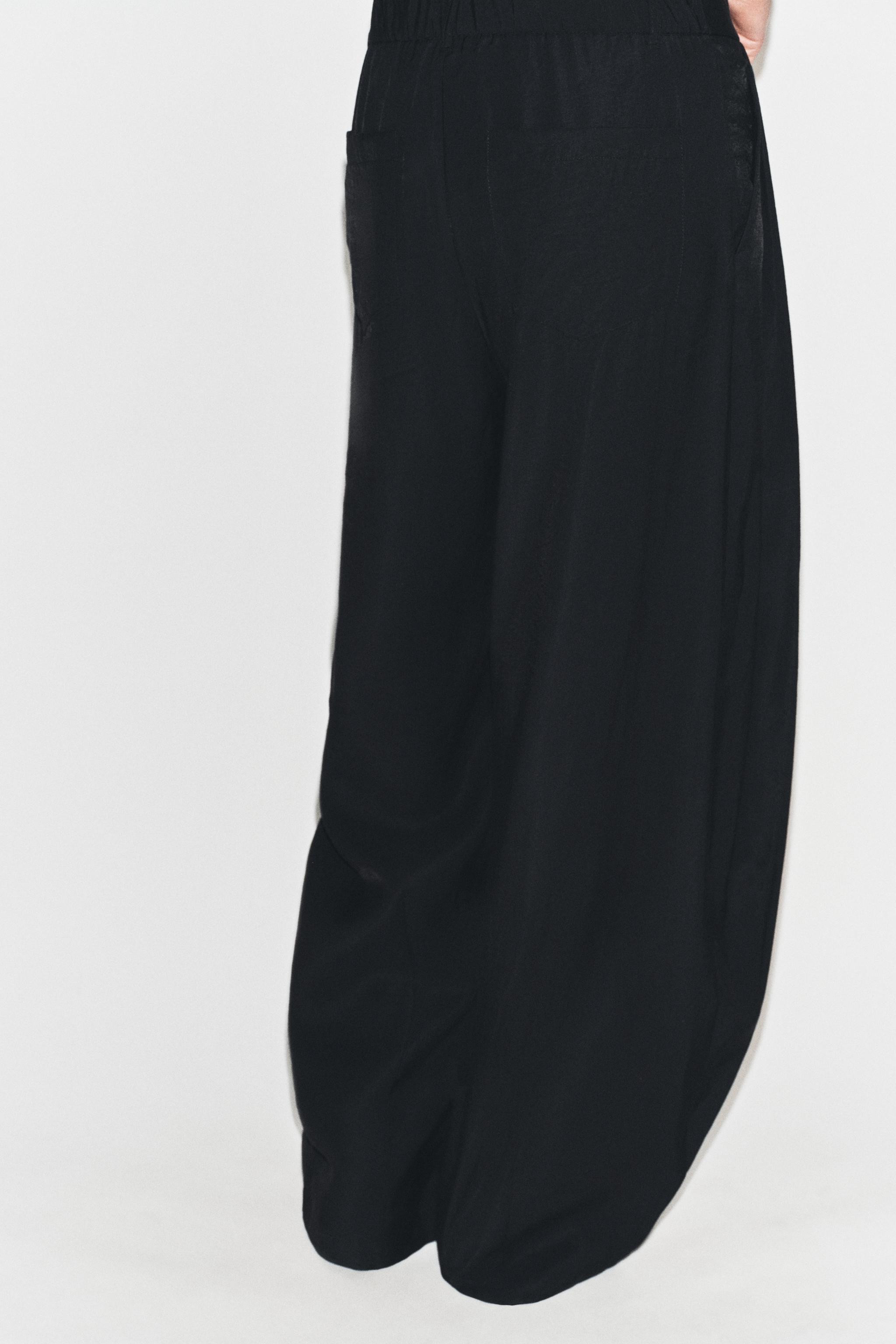 FLOWING PLEATED TROUSERS | Zara UK